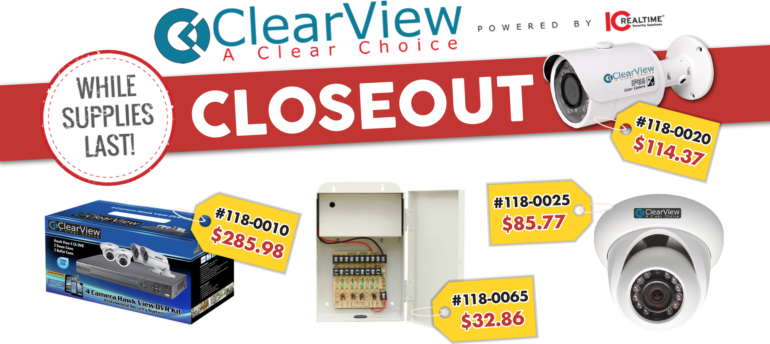 Clearview CCTV Closeout